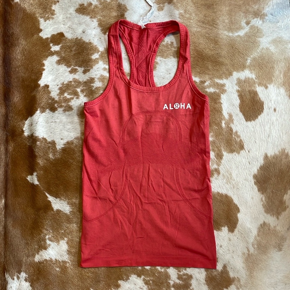 ULTRA RARE LULULEMON- Aloha Racerback Tank